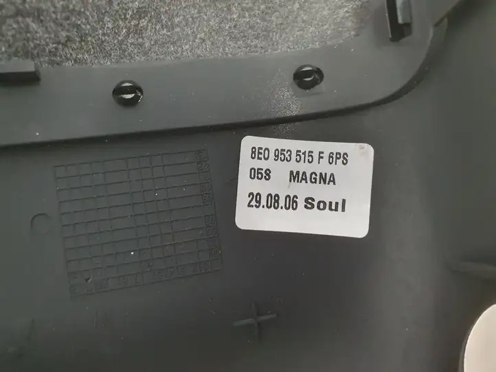 Audi A4 S4 B7 8E 8H (2004 - 2009) 8E0953515F Обшивка рулевой колонки — фото 2