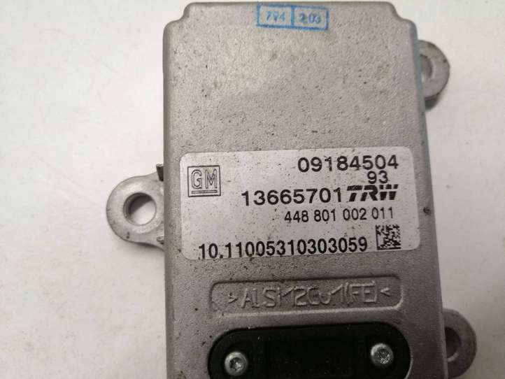 Opel Vectra (2002 - 2005)  09184504 Датчик ESP (системы стабильности) (датчик курсовой устойчивости))