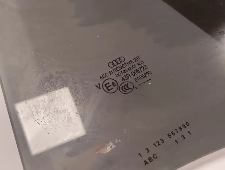 Audi Q5 SQ5 (2012 - 2017) DOT24M101AS3 Стекло задней двери — фото 2