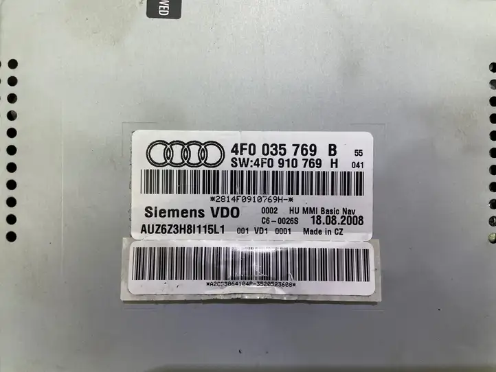 Audi A6 S6 C6 4F (2004 - 2008) 4F0035769B Навигационный привод CD/DVD — фото 4