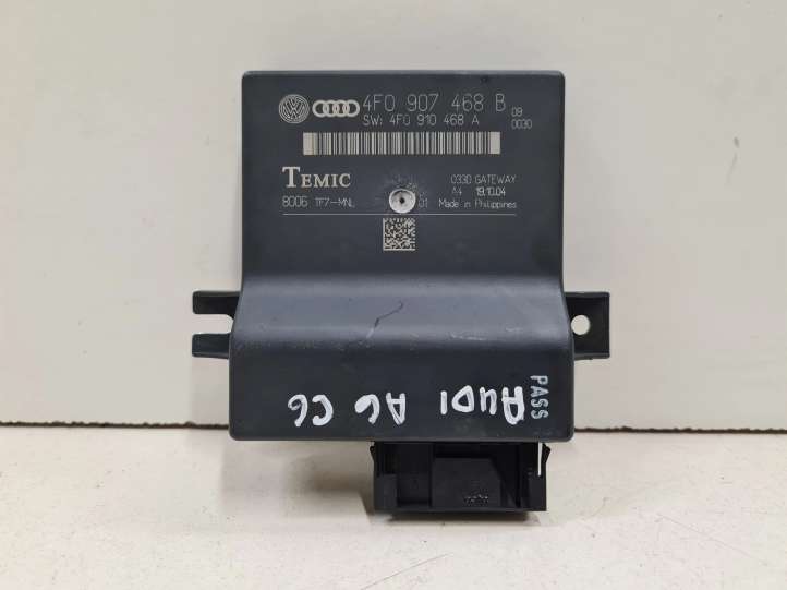 4F0907468B Audi A6 S6 C6 4F Gateway valdymo modulis