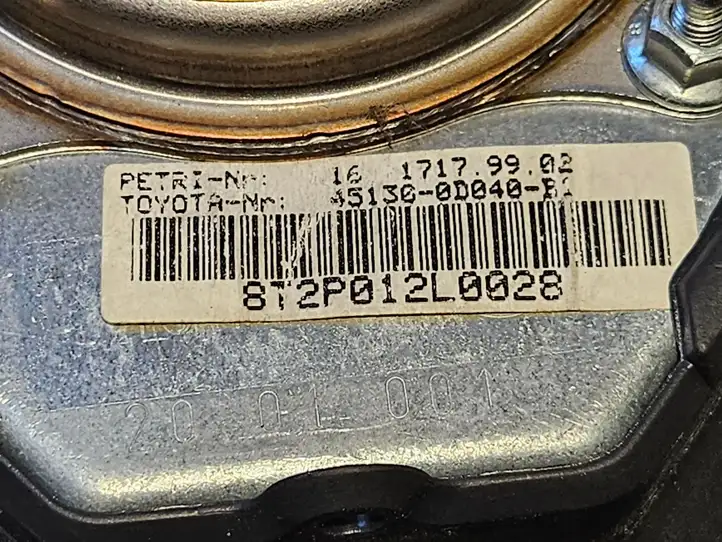 Toyota Yaris (1999 - 2003) 451300D040 Подушка безопасности руля — фото 5