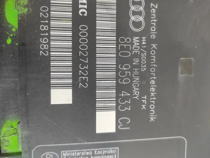 Audi A4 S4 B7 8E 8H (2004 - 2009) 8E0959433CJ Модуль комфорта — фото 3