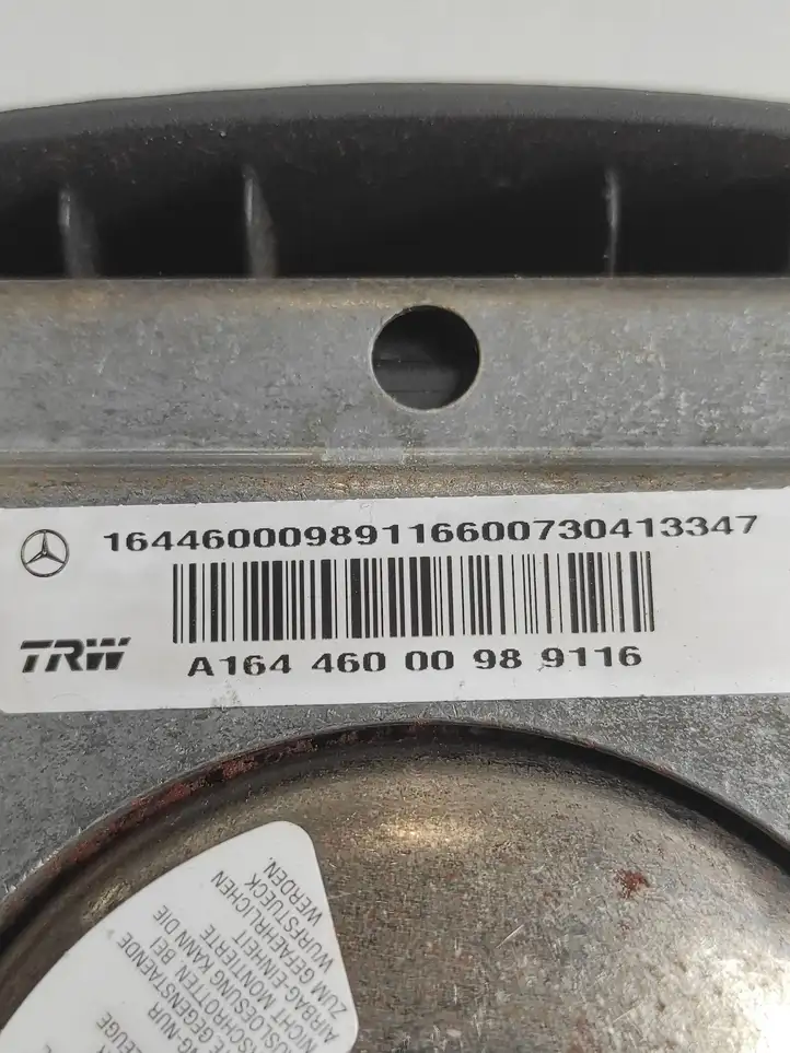 Mercedes-Benz ML W164 (2005 - 2011) A1644600098 Подушка безопасности руля — фото 7