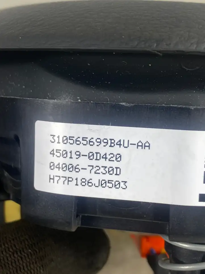 Toyota Yaris (2009 - 2012) 310565699B4U Подушка безопасности руля — фото 6