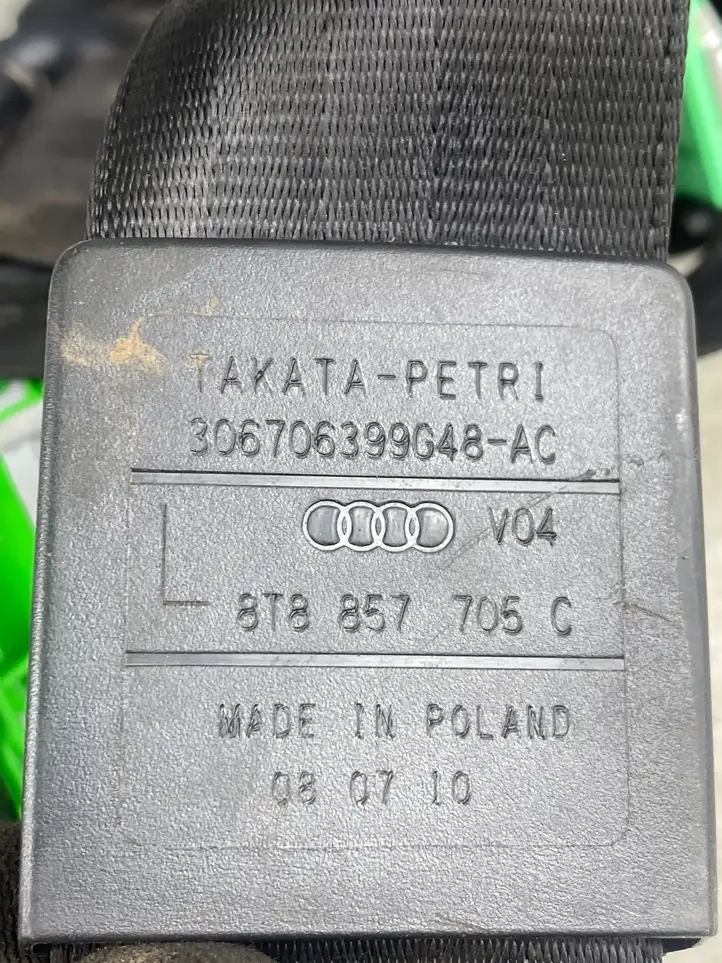 Audi A5 8T 8F (2011 - 2016) 8T8857705C Передний ремень безопасности — фото 7