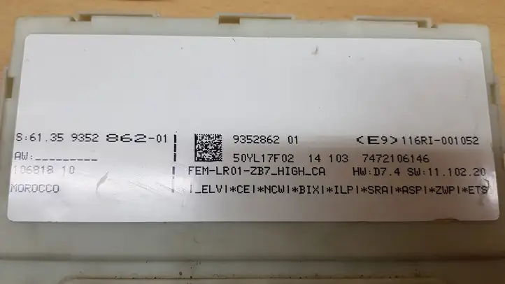 BMW 4 F32 F33 (2013 - 2017) 9352862 Модуль комфорта — фото 2