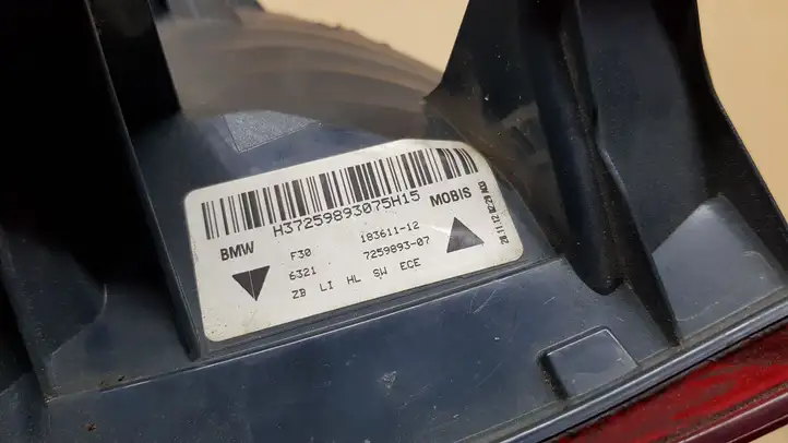 BMW 3 F30 F35 F31 (2012 - 2018) 7259893 Задний фонарь в кузове — фото 5