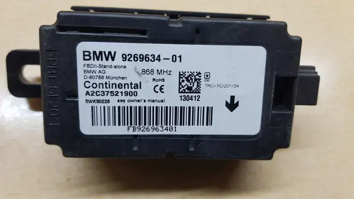 BMW 3 F30 F35 F31 (2012 - 2018) 9269634 Блок управления сигнализацией — фото 3