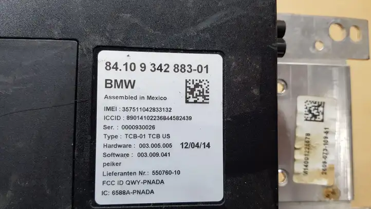 BMW 3 F30 F35 F31 (2012 - 2018) 9342883 Bluetooth модуль — фото 2