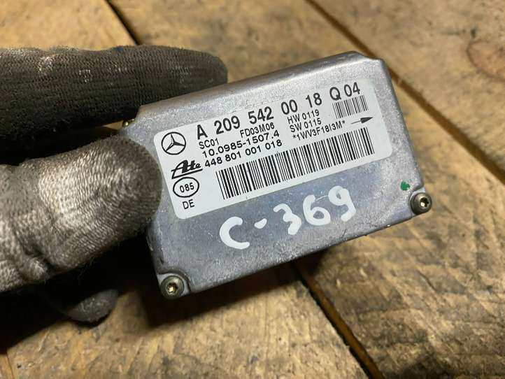 Mercedes-Benz CLK A209,C209 (2002 - 2009)  a2095420018 Датчик ESP (системы стабильности) (датчик курсовой устойчивости))