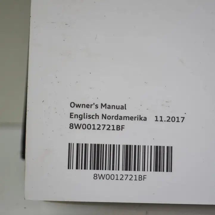 Audi A4 S4 B9 (2015 - 2019) 8W0012721BF Руководство пользователя — фото 3