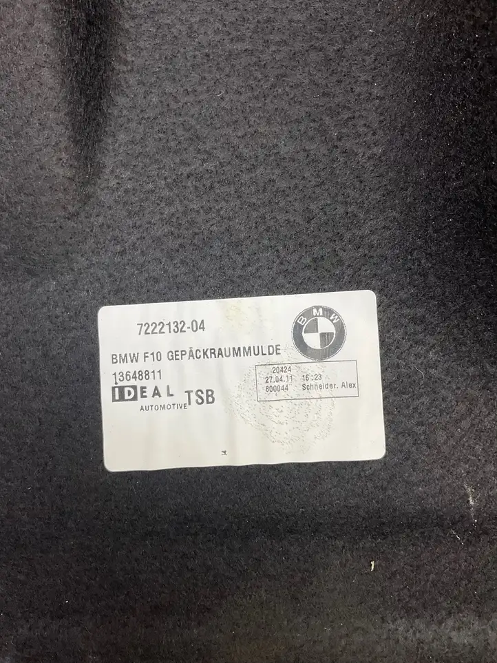 BMW 5 F10 F11 (2009 - 2016) 13648811 Боковая обшивка багажника — фото 5