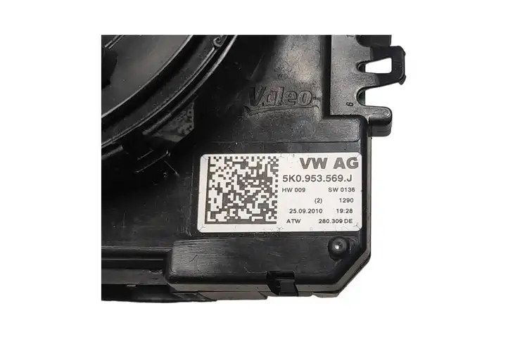 Volkswagen Touran II (2010 - 2016) 5K0953569J Контактное кольцо SRS — фото 5