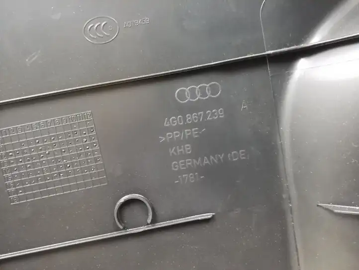 Audi A6 C7 (2014 - 2018) 4G0867239 Нижняя обшивка стойки B — фото 3