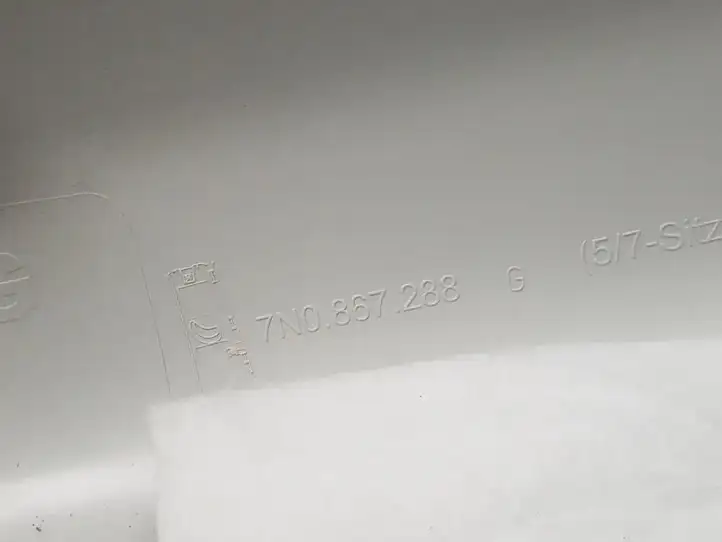 Volkswagen Sharan (2010 - 2015) 7N0867288G Верхняя обшивка стойки D — фото 2