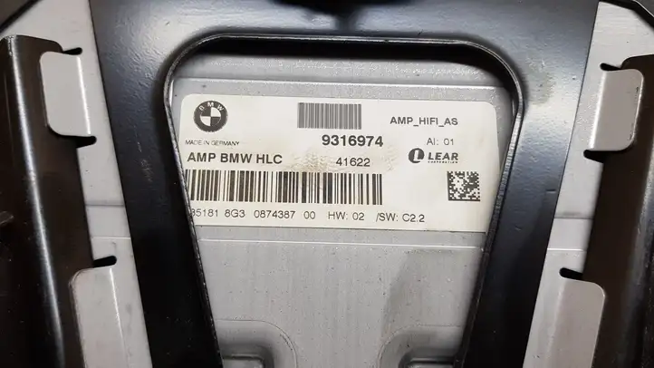 BMW 3 F30 F35 F31 (2012 - 2018) 9316974 Усилитель звука — фото 5