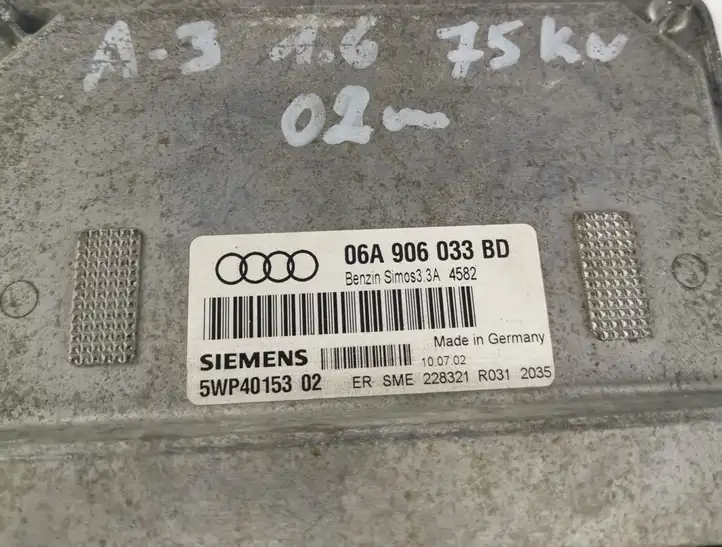 Audi A3/S3 8P (2004 - 2008) 06A906033BD Блок управления двигателем (ЭБУ) — фото 2