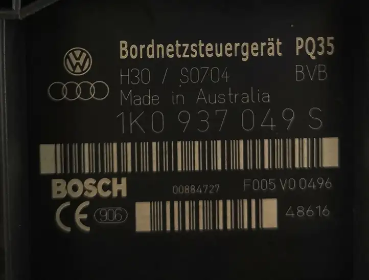 Volkswagen Caddy (2004 - 2010) 1K0937049S Модуль комфорта — фото 2