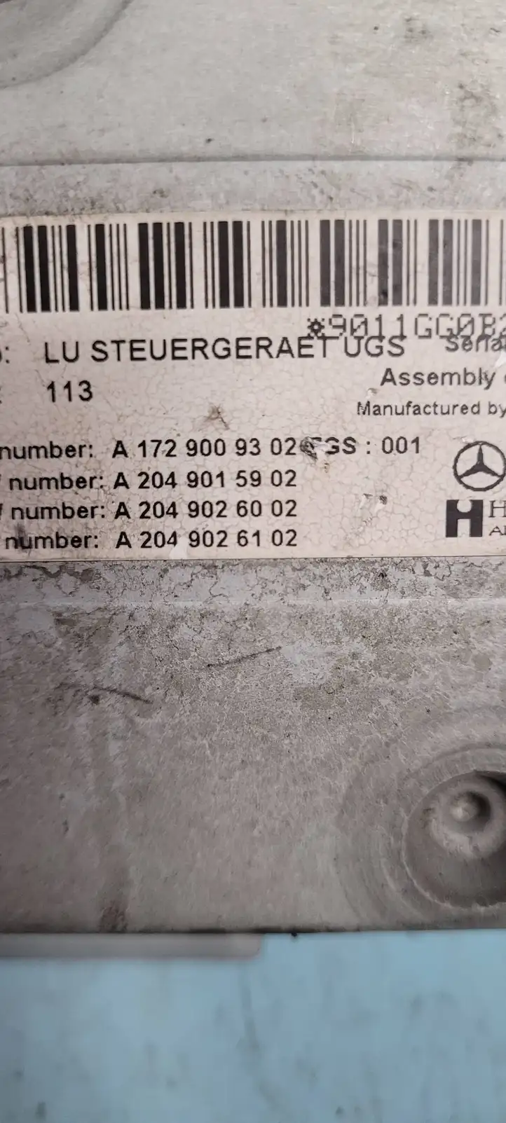 Mercedes-Benz C W204 (2007 - 2014) A1729009302 Блок навигации GPS — фото 4