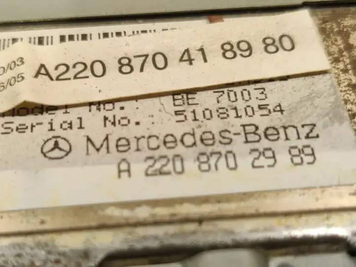 Mercedes-Benz CL C215 (2000 - 2006) A220870418980 Усилитель звука — фото 5