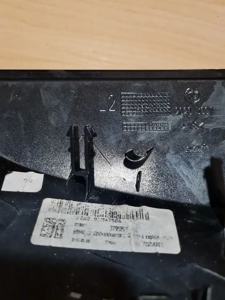 BMW 3 F30 F35 F31 (2012 - 2018) 7299807 Пластиковая отделка зеркала — фото 3