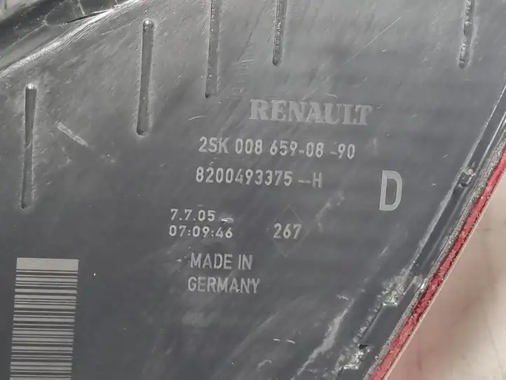 Renault Scenic II - Grand scenic II (2003 - 2006) 8200493375H Задний фонарь в кузове — фото 2