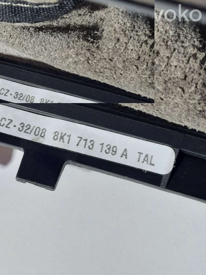 Audi A4 (2007 - 2011)  8K1713139A Отделка рычага переключения передач (кожа, головка)