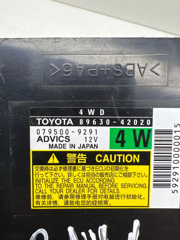Toyota RAV 4 (XA30) (2006 - 2016) 8963042020 Прочие блоки управления — фото 2