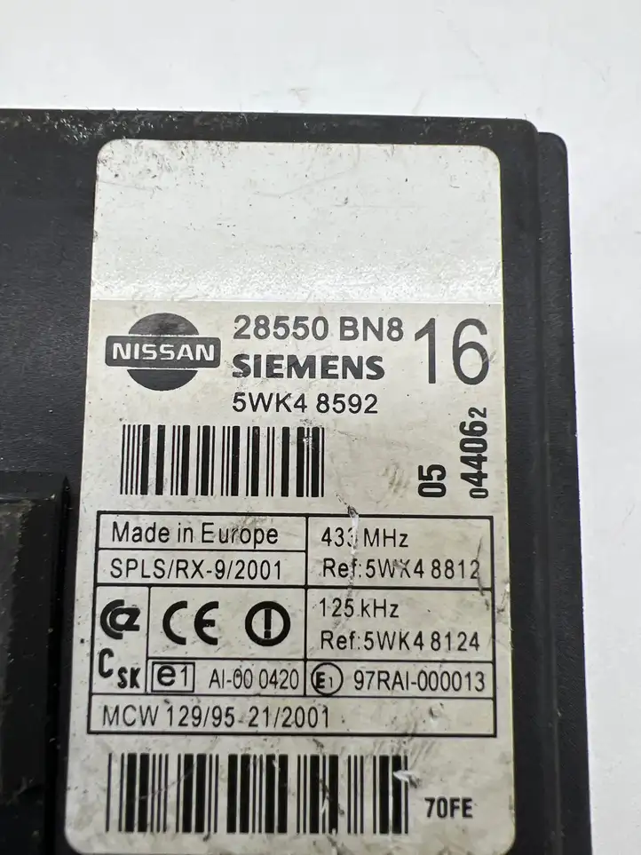 Nissan Almera (2000 - 2006) 28550BN8 Модуль комфорта — фото 2