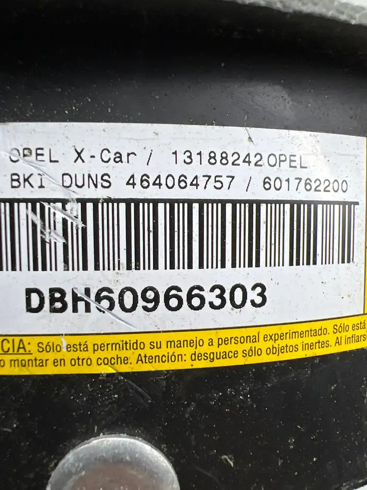 Opel Corsa C (2000 - 2003) 1604456100A Подушка безопасности руля — фото 2