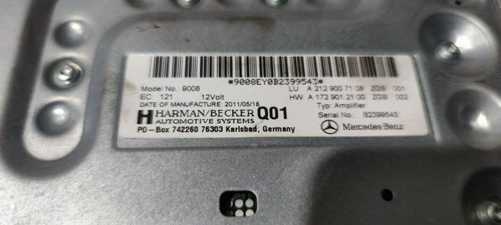 Mercedes-Benz E W212 (2009 - 2016)  A2128202302 Блок управления HiFi audio