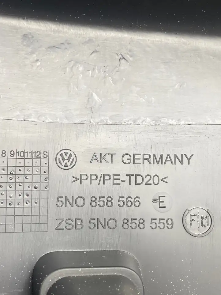 Volkswagen Tiguan (2011 - 2016) 5N0858566 Обшивка рулевой колонки — фото 7