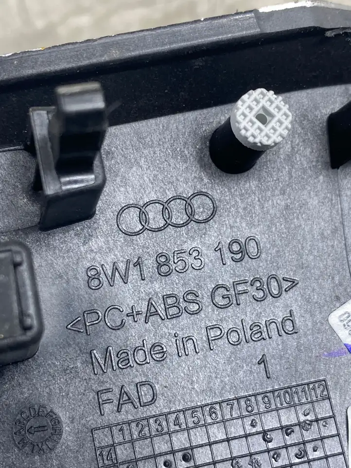 Audi A4 S4 B9 (2015 - 2019) 8W1853190 Отделка внутренней панели салона — фото 3