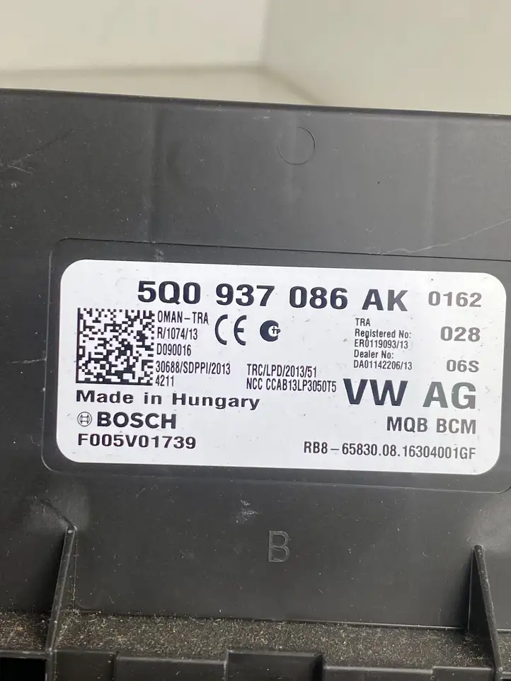 Volkswagen Golf VII (2013 - 2019) 5Q0937086AK Модуль комфорта — фото 4