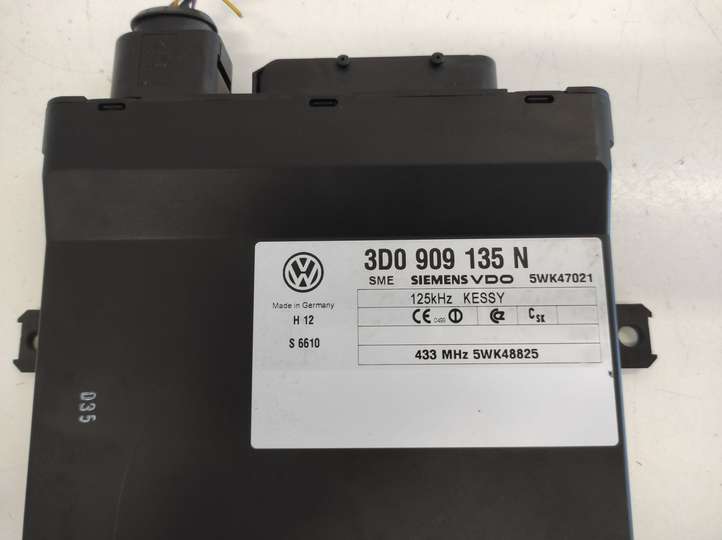 Volkswagen Touareg I (2002 - 2010)  3D0909135N Блок управления без ключа