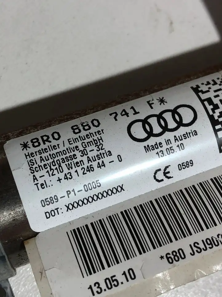 Audi Q5 SQ5 (2008 - 2012) 8R0880741F Боковая подушка безопасности шторка — фото 3