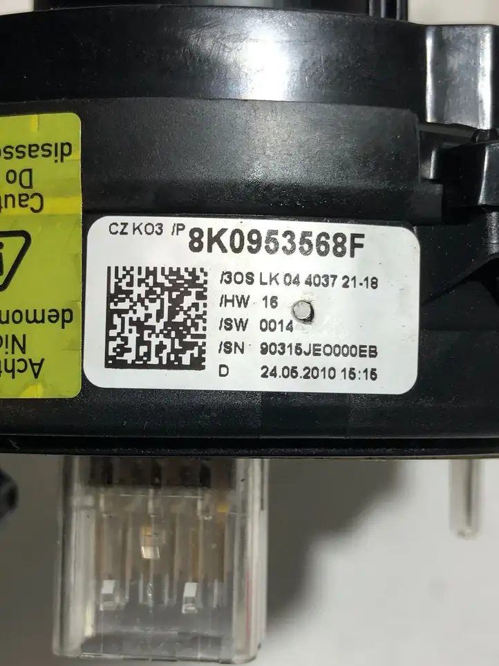 Audi Q5 SQ5 (2008 - 2012) 8K0953568F Контактное кольцо SRS — фото 3
