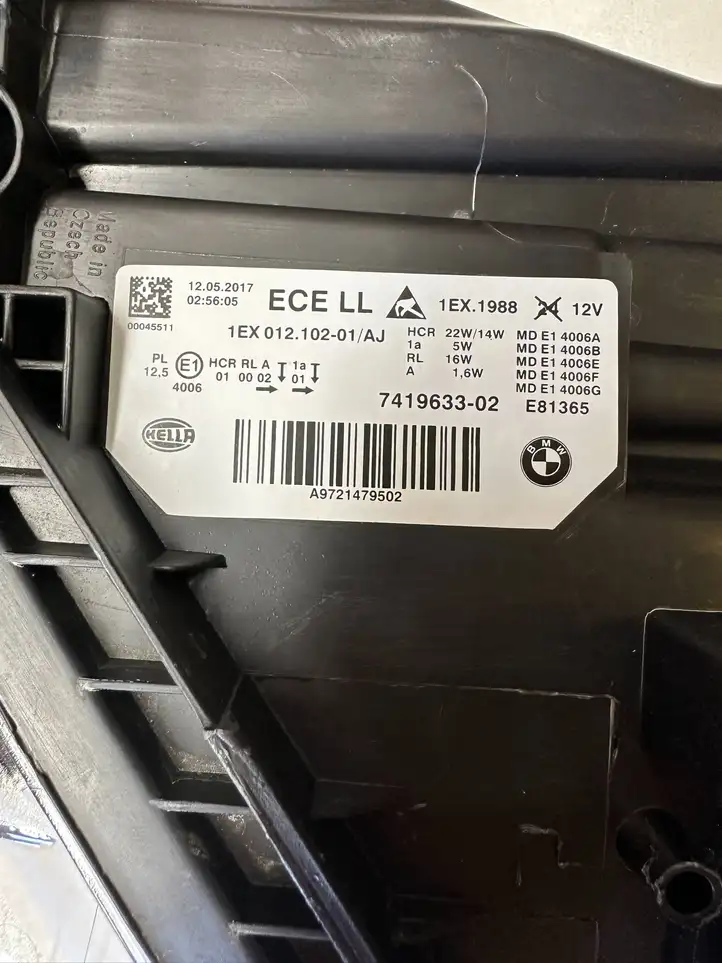 BMW 3 F30 F35 F31 (2012 - 2018) 19866101 LED модуль контроля — фото 4