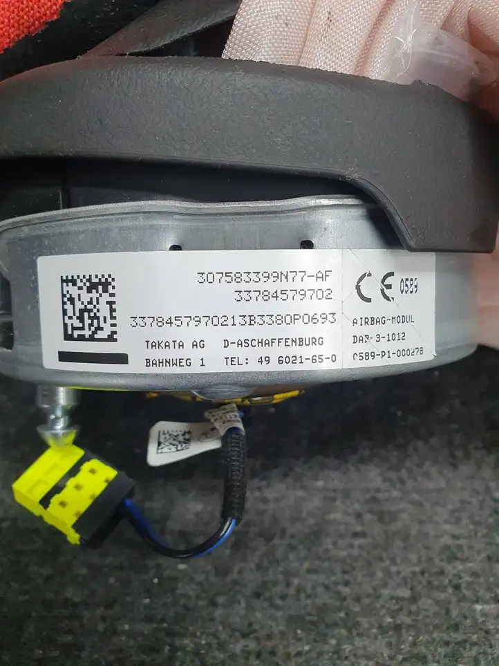 BMW 3 F30 F35 F31 (2012 - 2018) 33784579702 Подушка безопасности руля — фото 2
