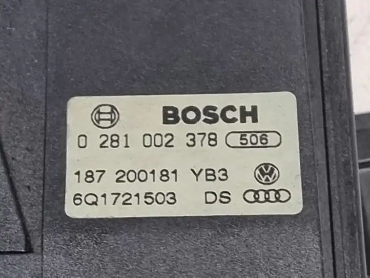 Skoda Fabia Mk1 (6Y) (1999 - 2007) 6Q1721503 Педаль акселератора — фото 2