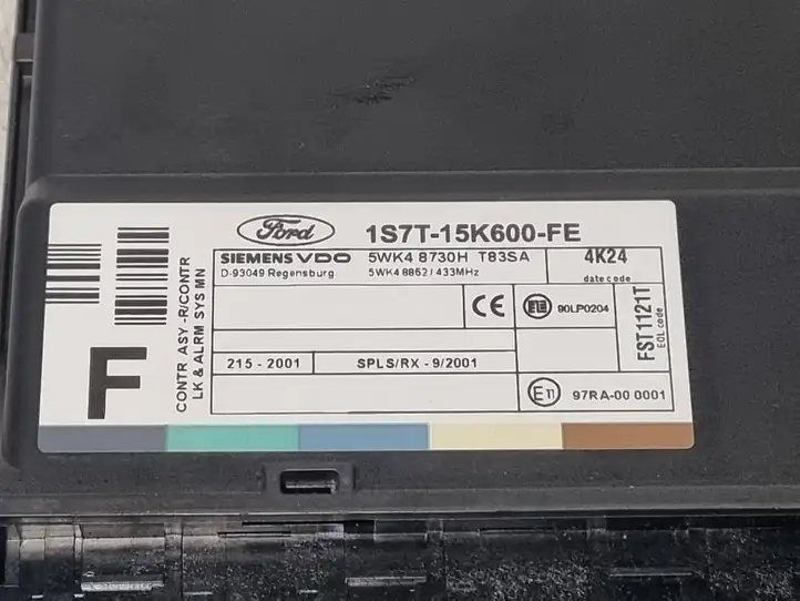 Ford Focus (1998 - 2004) 1S7T15K600FE Модуль комфорта — фото 2