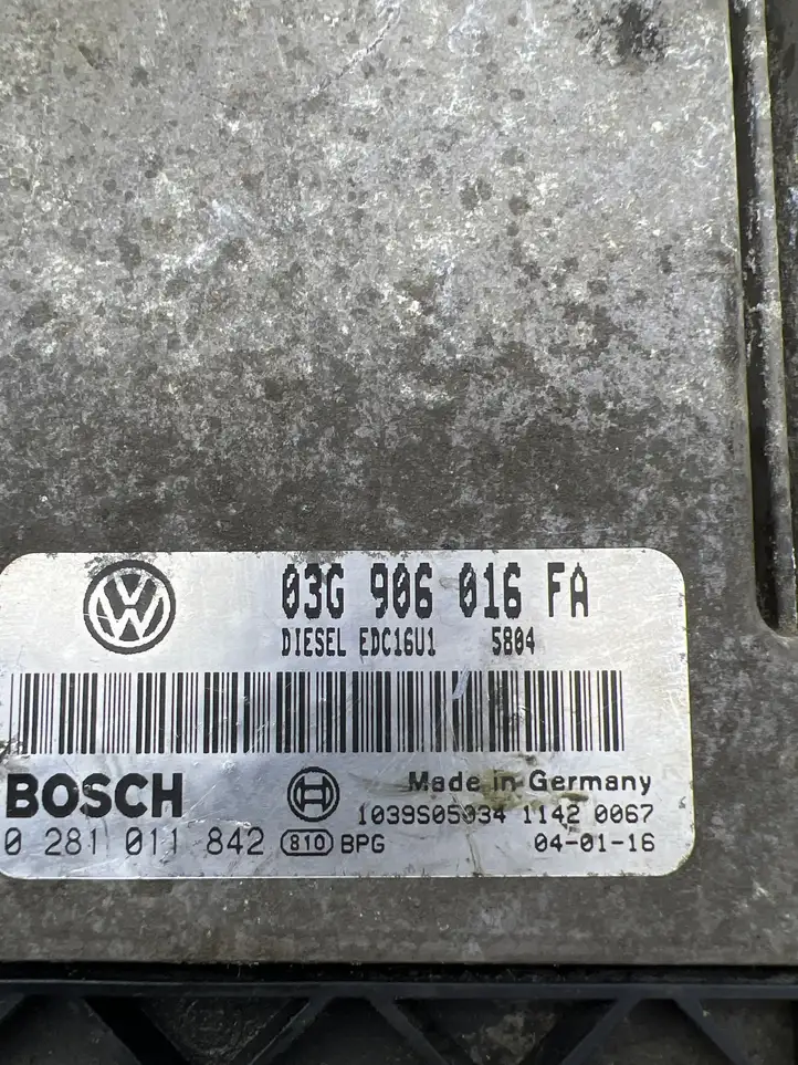 Volkswagen Golf V (2003 - 2009) 03G906016FA Блок управления двигателем (ЭБУ) — фото 2