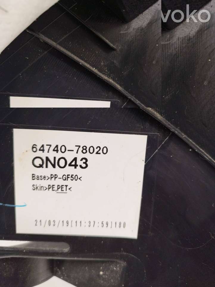 Lexus NX 200 (2014 - 2017)  6474078020 Боковая панель