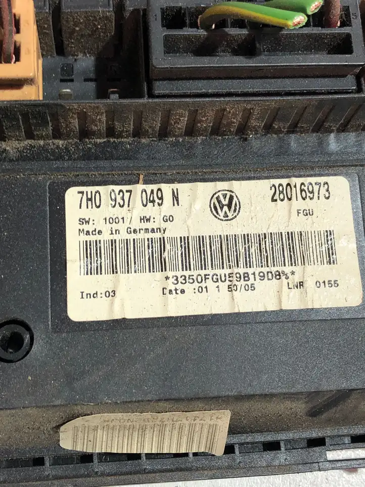 Volkswagen Transporter - Caravelle T5 (2003 - 2009) 7H0937049N Модуль комфорта — фото 3