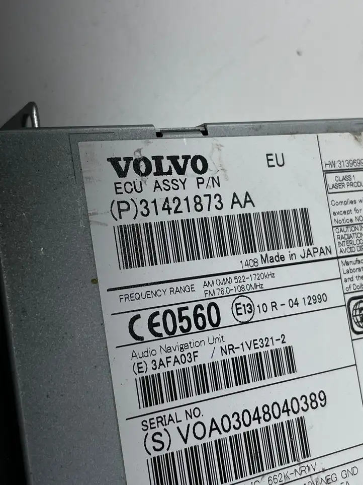 Volvo XC60 (2013 - 2017) 31421873 Магнитола / мультимедийная система — фото 4