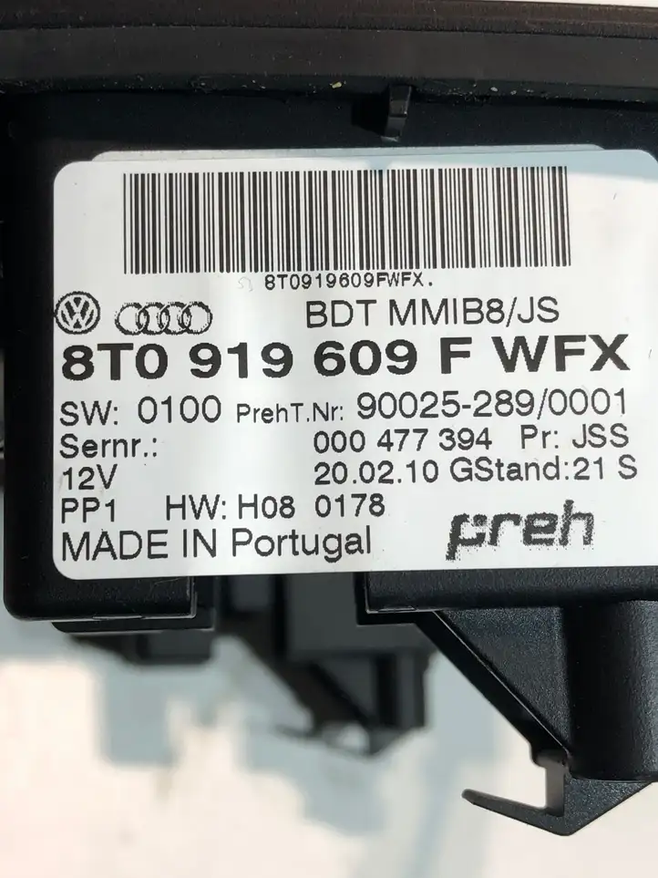 Audi Q5 SQ5 (2008 - 2012) 8T0919609F Контроллер мультимедийной системы — фото 2