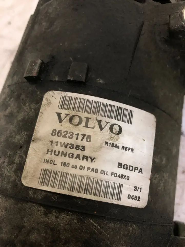 Volvo S60 (2010 - 2013) 8623176 Компрессор (насос) кондиционера воздуха — фото 4
