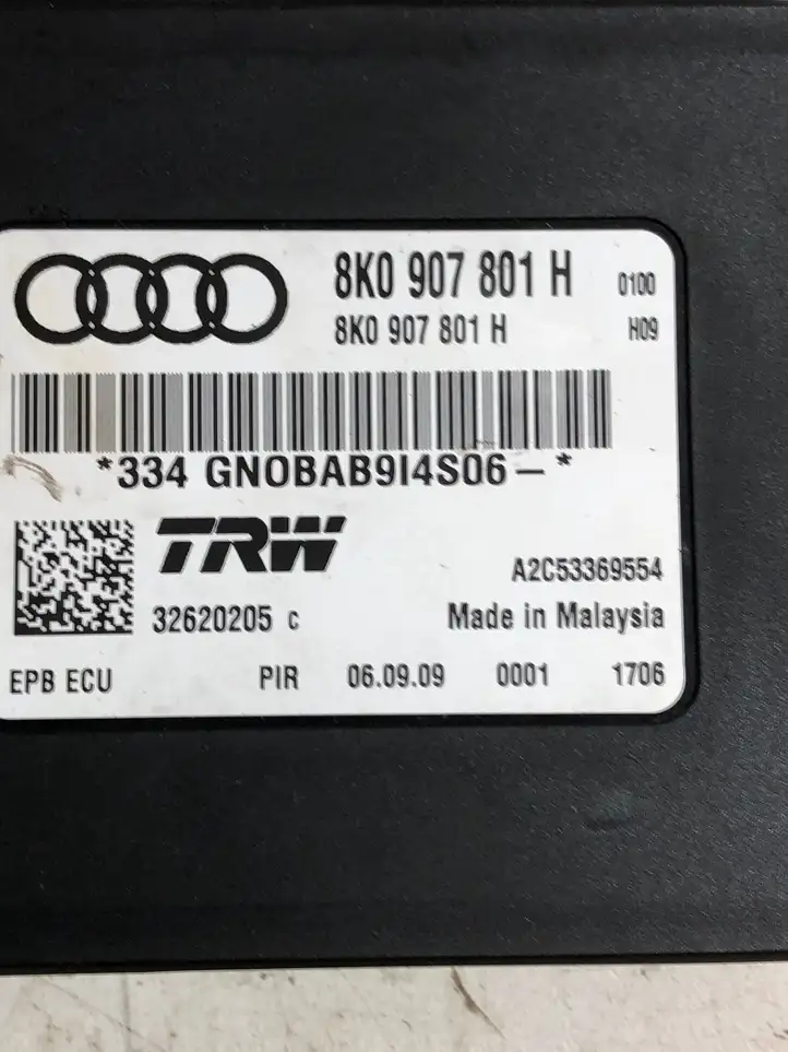 Audi Q5 SQ5 (2008 - 2012) 8K0907801H Блок управления стояночным тормозом — фото 3