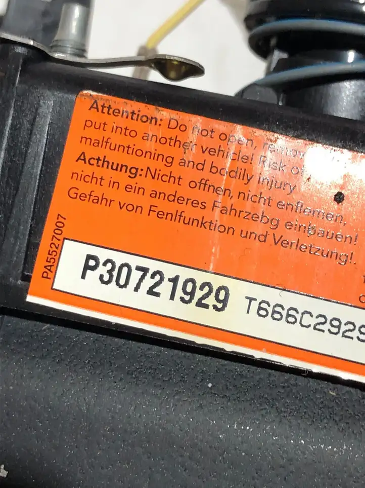 Volvo XC60 (2008 - 2013) P30721929 Подушка безопасности руля — фото 6